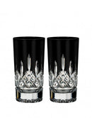 Waterford Lismore Black Hiball 12 Oz Set