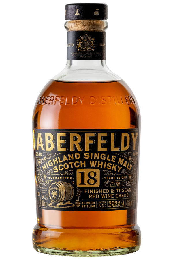 Aberfeldy 18 Year Tuscan Red Wine Cask Finish 750ML