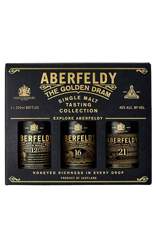 Aberfeldy The Golden Dram Tasting Collection 3Pk 200ML