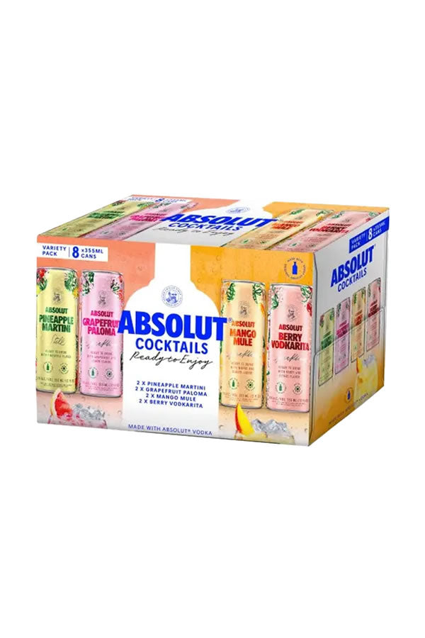 Absolut Ready to Drink Cocktails Variety 8Pk