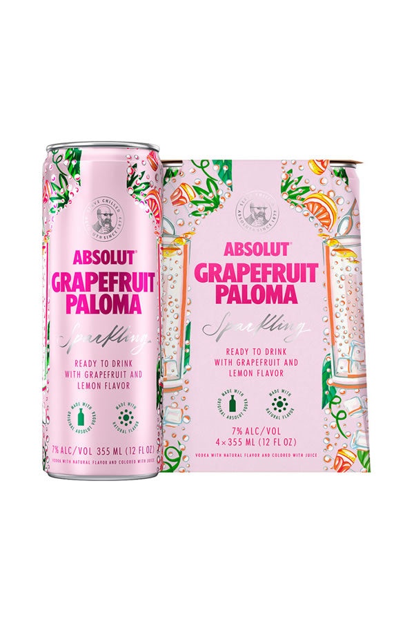 Absolut Grapefruit Paloma 4PK