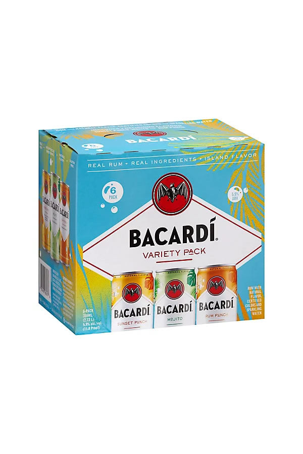 Bacardi Ready To Drink Variety 6PK