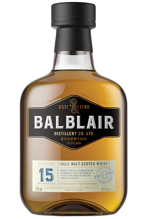 Balblair 15 Year Single Malt Scotch 750ML