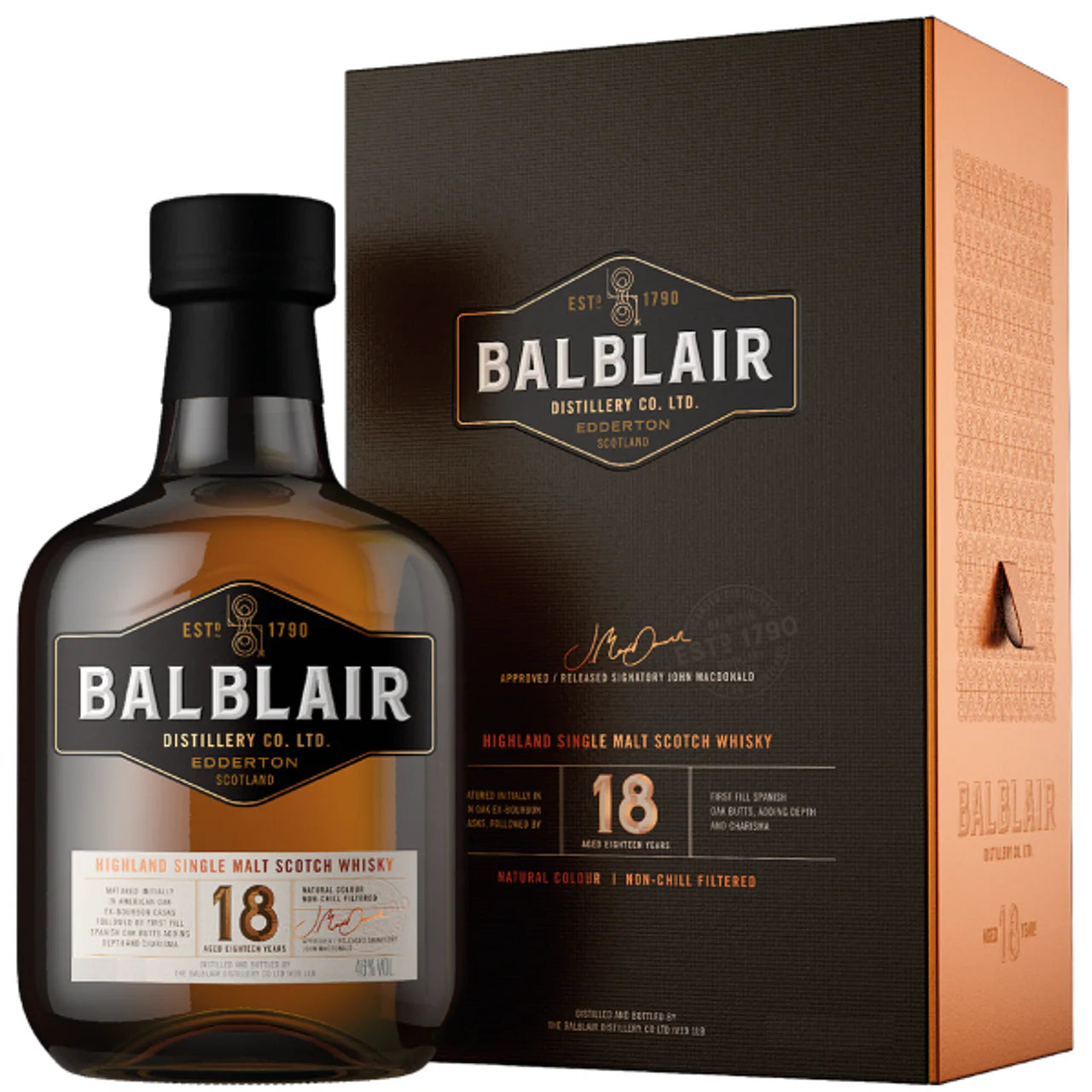 Balblair 18 Year Single Malt Scotch 750ML