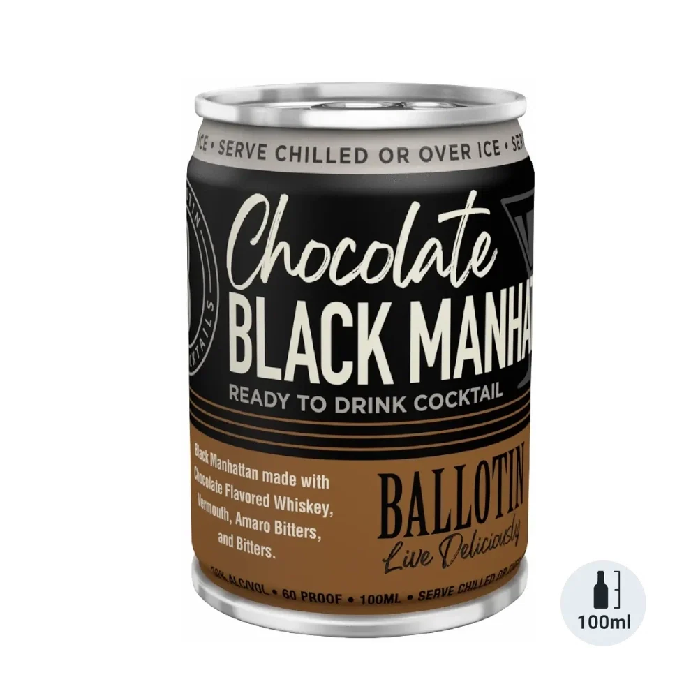Ballotin Chocolate Black Manhattan 100ML