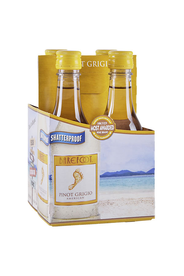 Barefoot Pinot Grigio 4Pk 187ML