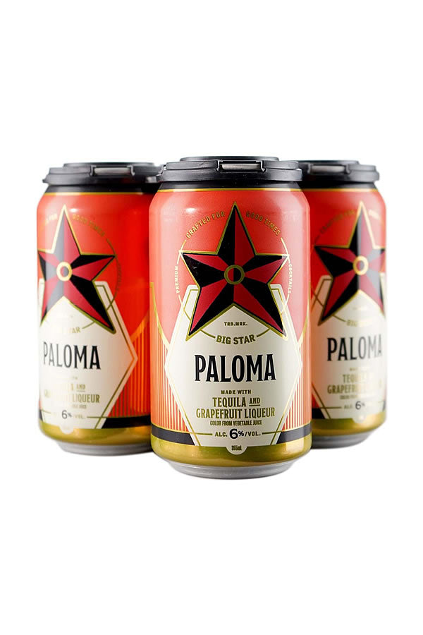 Big Star Paloma 4PK Cans