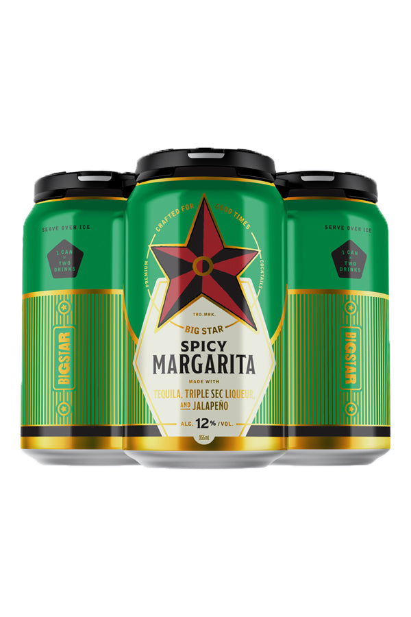 Big Star Spicy Margarita 4Pk Cans