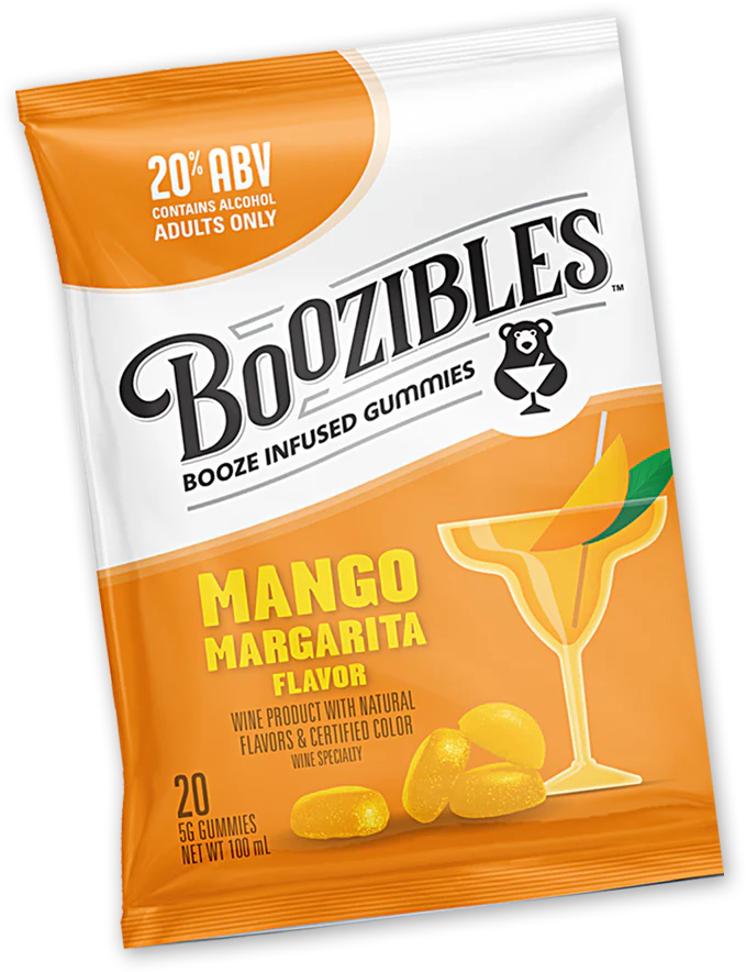 Boozibles Mango Margarita Gummies 36Pk