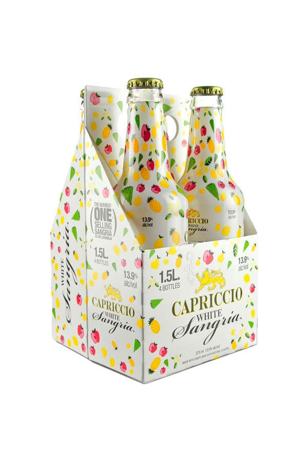 Capriccio White Bubbly Sangria 4PK
