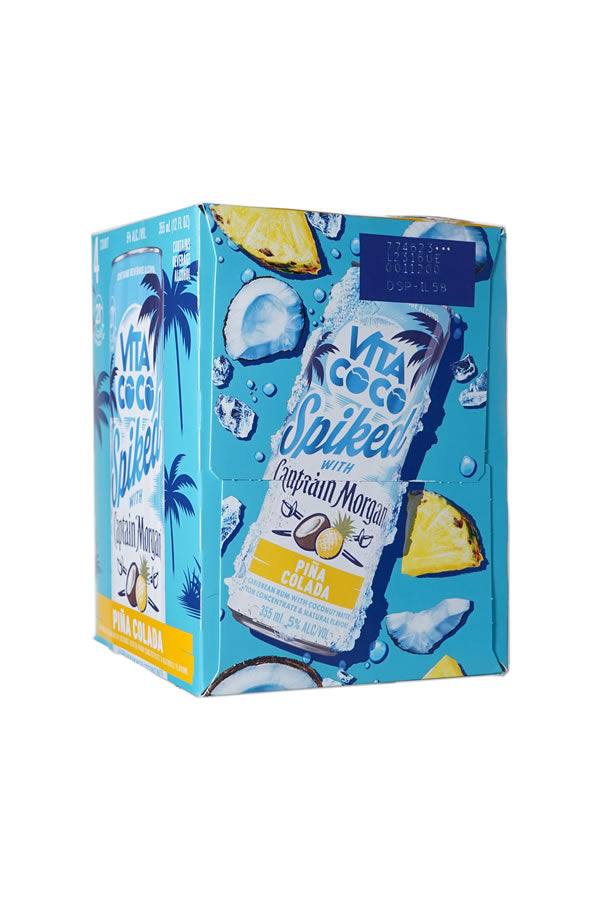 Captain Morgan Vita Coco Spiked Pina Colada 4Pk