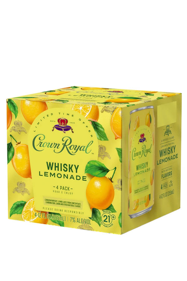 Crown Royal Whisky Lemonade 4PK