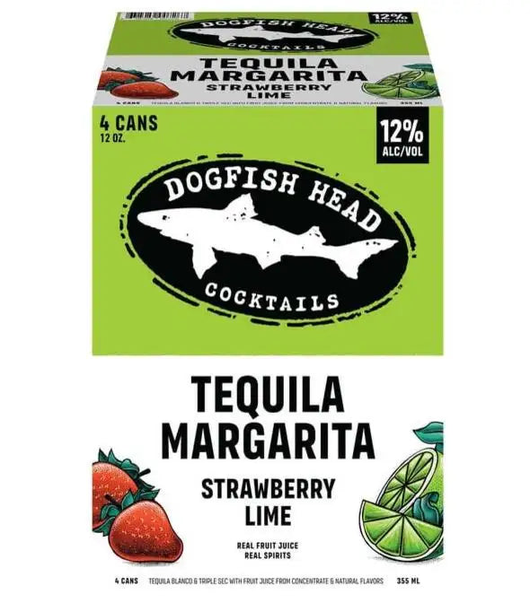Dogfish Head Strawberry Lime Tequila Margarita 4Pk