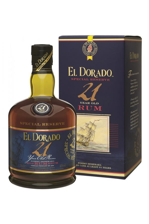 El Dorado Special Reserve 21 Year Demerara Rum 750ML