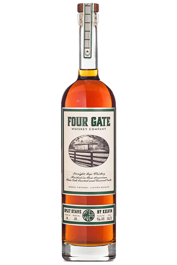 Four Gate Batch 10 7 Year Split Stave by Kelvin Rye 750ML