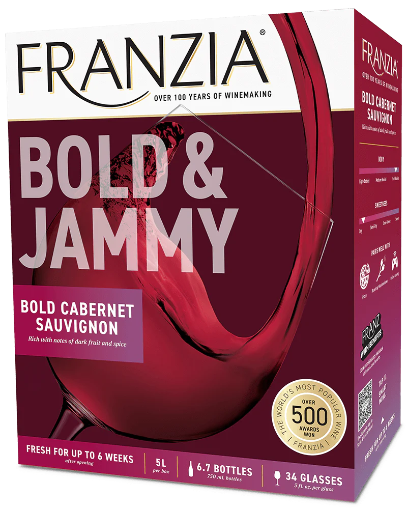 Franzia Bold and Jammy Cabernet Sauvignon 5L