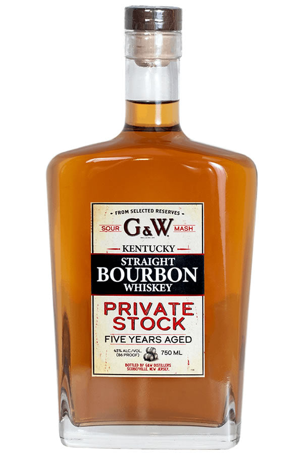 G&W Private Stock 5 Year Bourbon 750ML