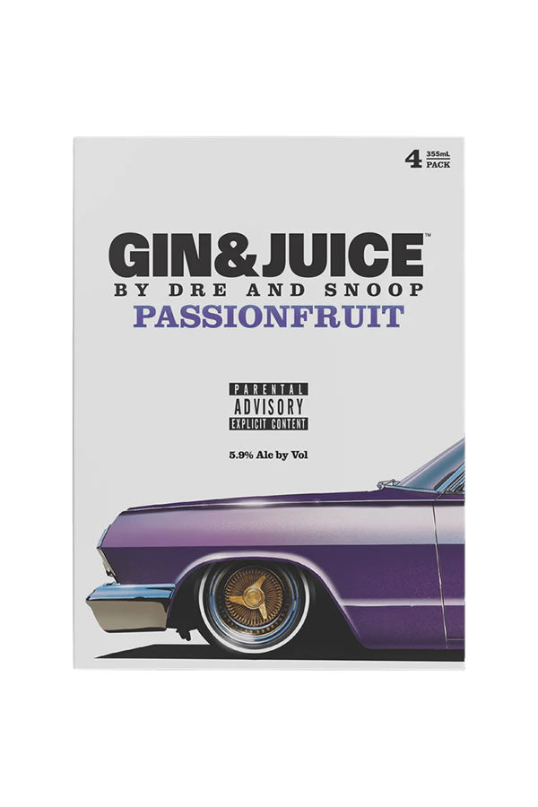 Gin & Juice Passion Fruit 4Pk