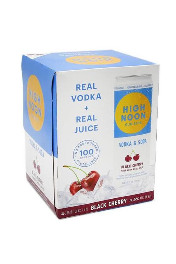 High Noon Vodka & Soda Black Cherry 4PK