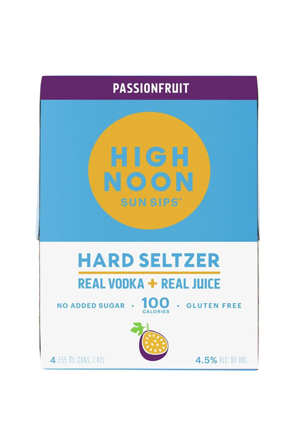 High Noon Vodka & Soda Passion Fruit 4PK