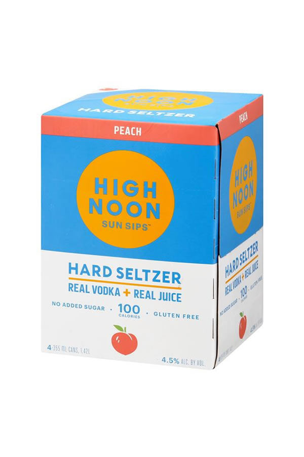 High Noon Vodka & Soda Peach 4PK