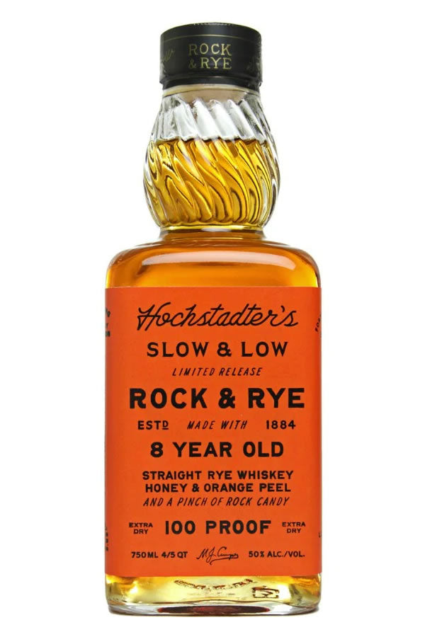Hochstadter's Slow & Low Rock & Rye 6YR 100PF 750ML
