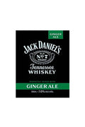 Jack Daniel's Whiskey & Ginger Ale 4Pk