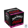 Jack Daniels Whiskey & Cherry Coke 4Pk