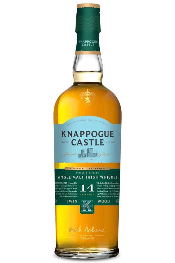 Knappogue Castle 14 Year Twin Wood Single Malt Irish Whiskey 750ML