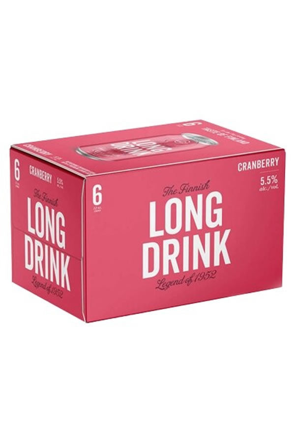 Long Drink Cranberry Cocktail 6PK