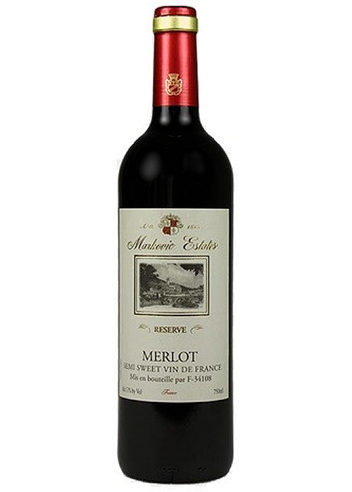 Markovic Estates Merlot Semi Sweet