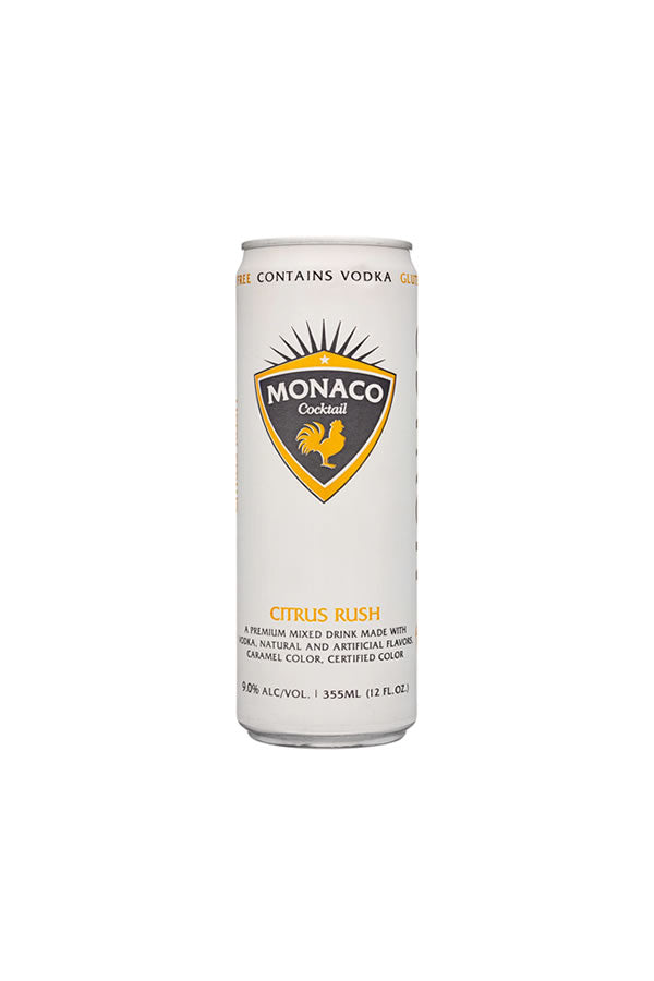 Monaco Citrus Rush Vodka 355ML