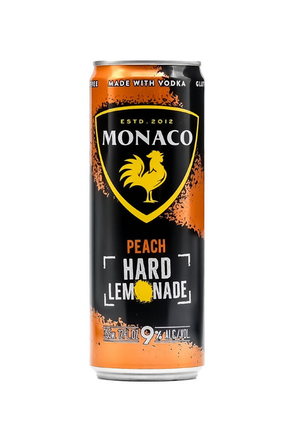 Monaco Peach Hard Lemonade 355ML
