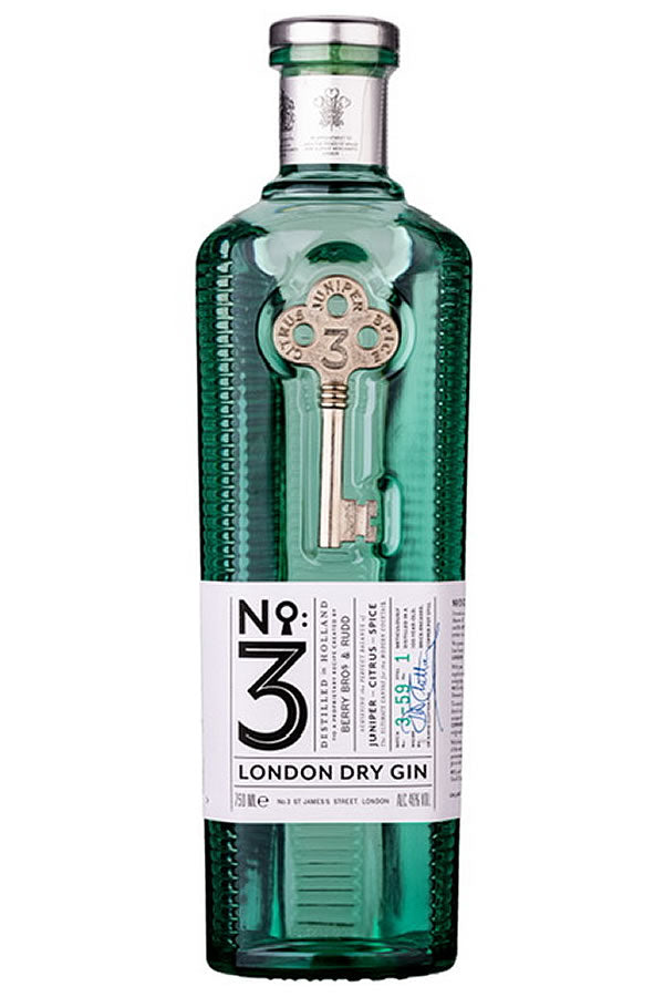 No 3 London Dry Gin 750ML
