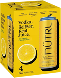 Nutrl Classic Lemonade Vodka Seltzer 4Pk