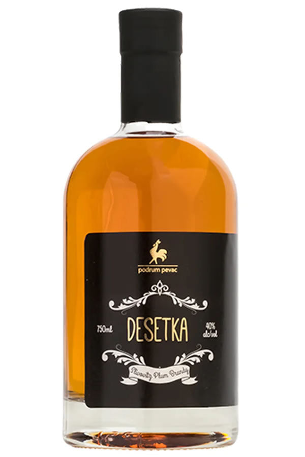 Podrum Pevac Desetka Slivovitz 10 Year Plum Brandy 700ML