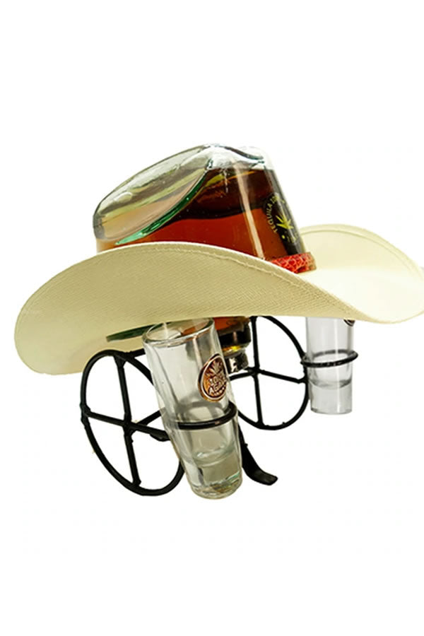 Rodeo Hat Gold Tequila Sombrero 1L
