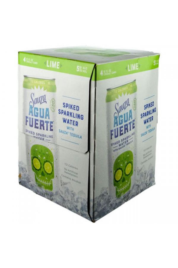 Sauza Agua Fuerte Lime 4PK