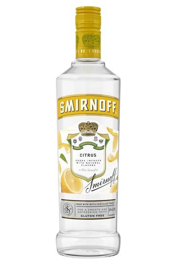 Smirnoff Citrus Vodka 750ML