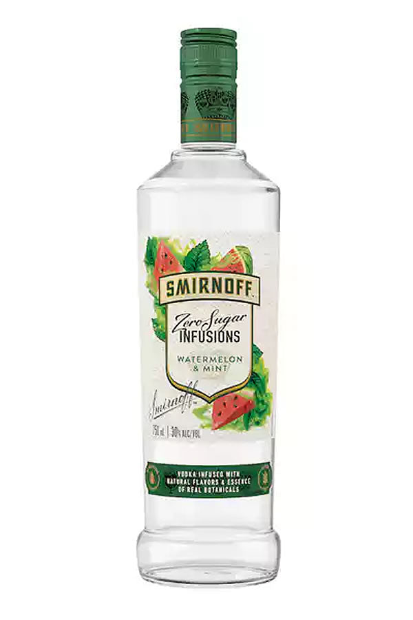 Smirnoff Zero Sugar Infusions Watermelon & Mint 750ML