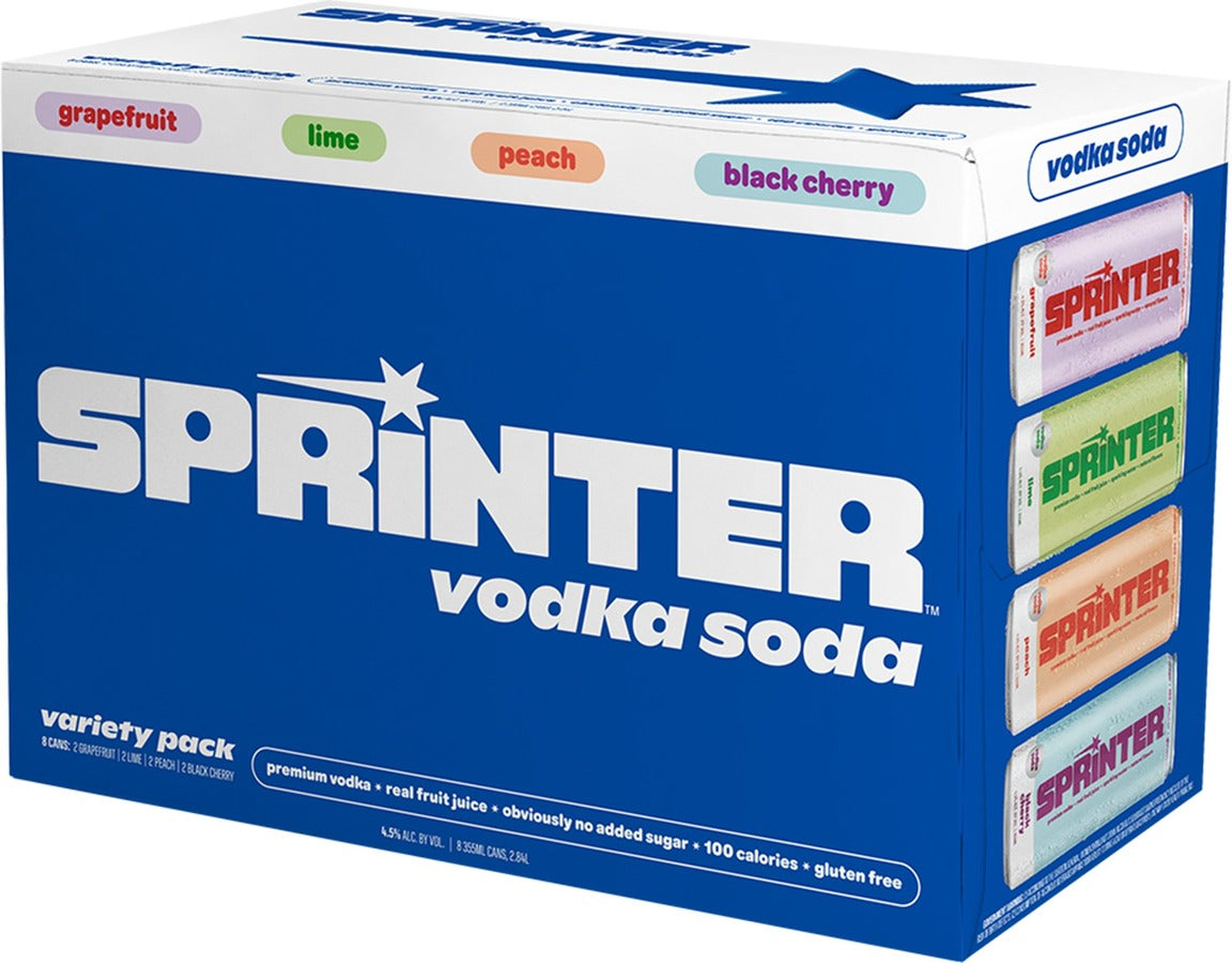 Sprinter Vodka Seltzer Variety 8Pk