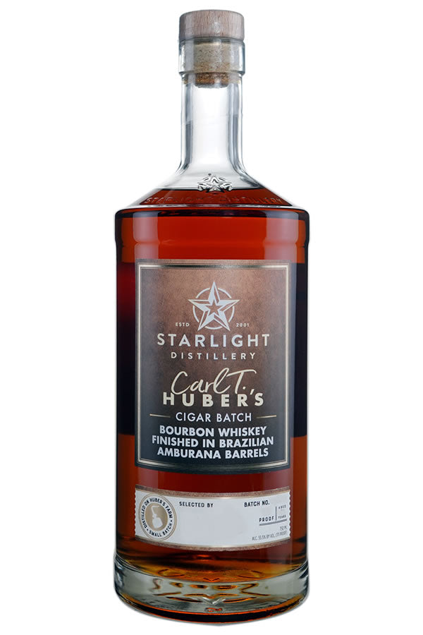 Starlight Carl. T Huber's Cigar Batch Amburana Finished Bourbon 750ML