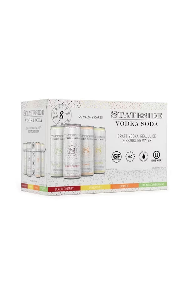 Stateside Vodka Soda Variety 8Pk