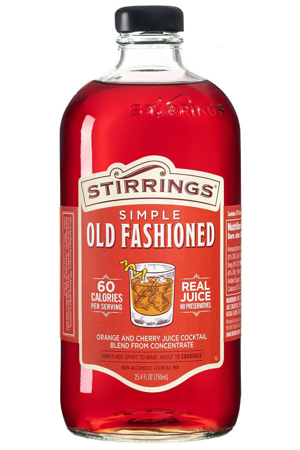 Stirrings Old Fashioned Mix 750ML