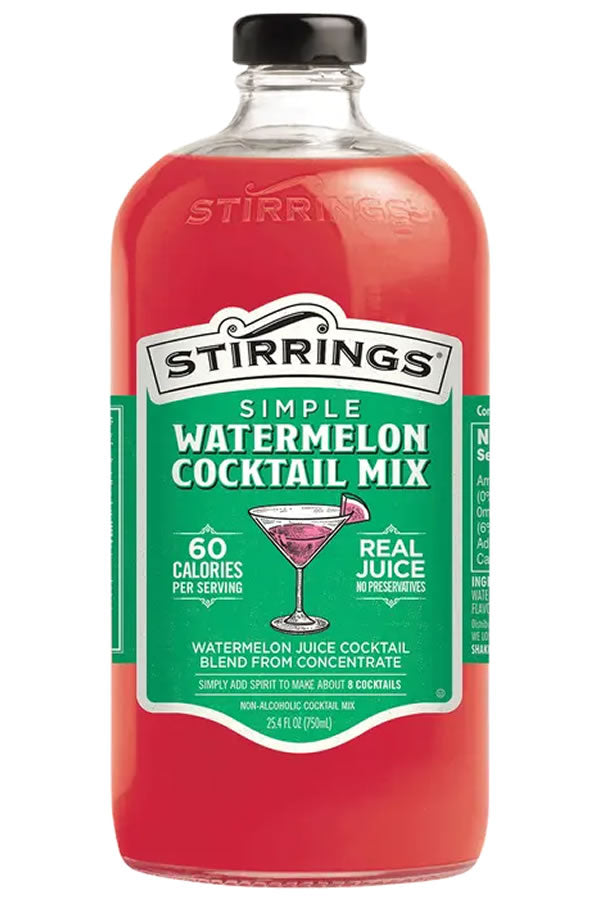 Stirrings Watermelon Cocktail Mix 750ML