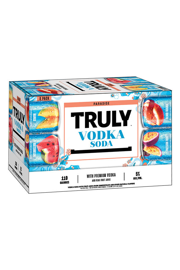 Truly Vodka Soda Paradise Seltzer Variety 8Pk
