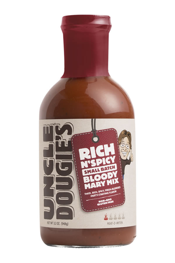 Uncle Dougies Rich 'N' Spicy Bloody Mary Mix 32OZ