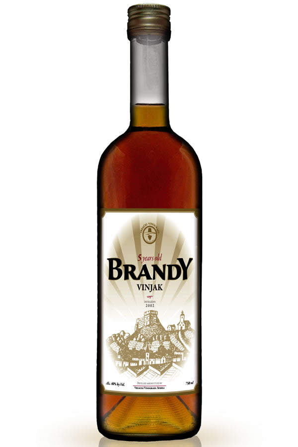 Vrsacki Vinogradi Vinjak Brandy 750ML