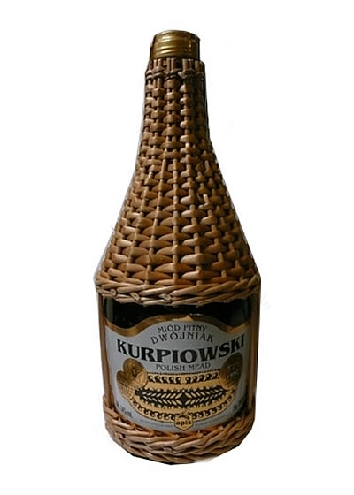 Apis Kurpiowski Honey Mead Wicker Bottle