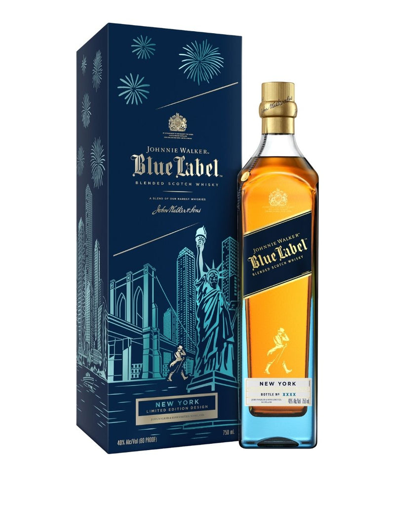 Johnnie Walker Blue Label Blended Scotch Whisky, New York